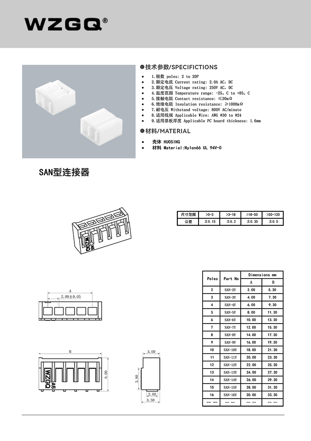 SAN规格书