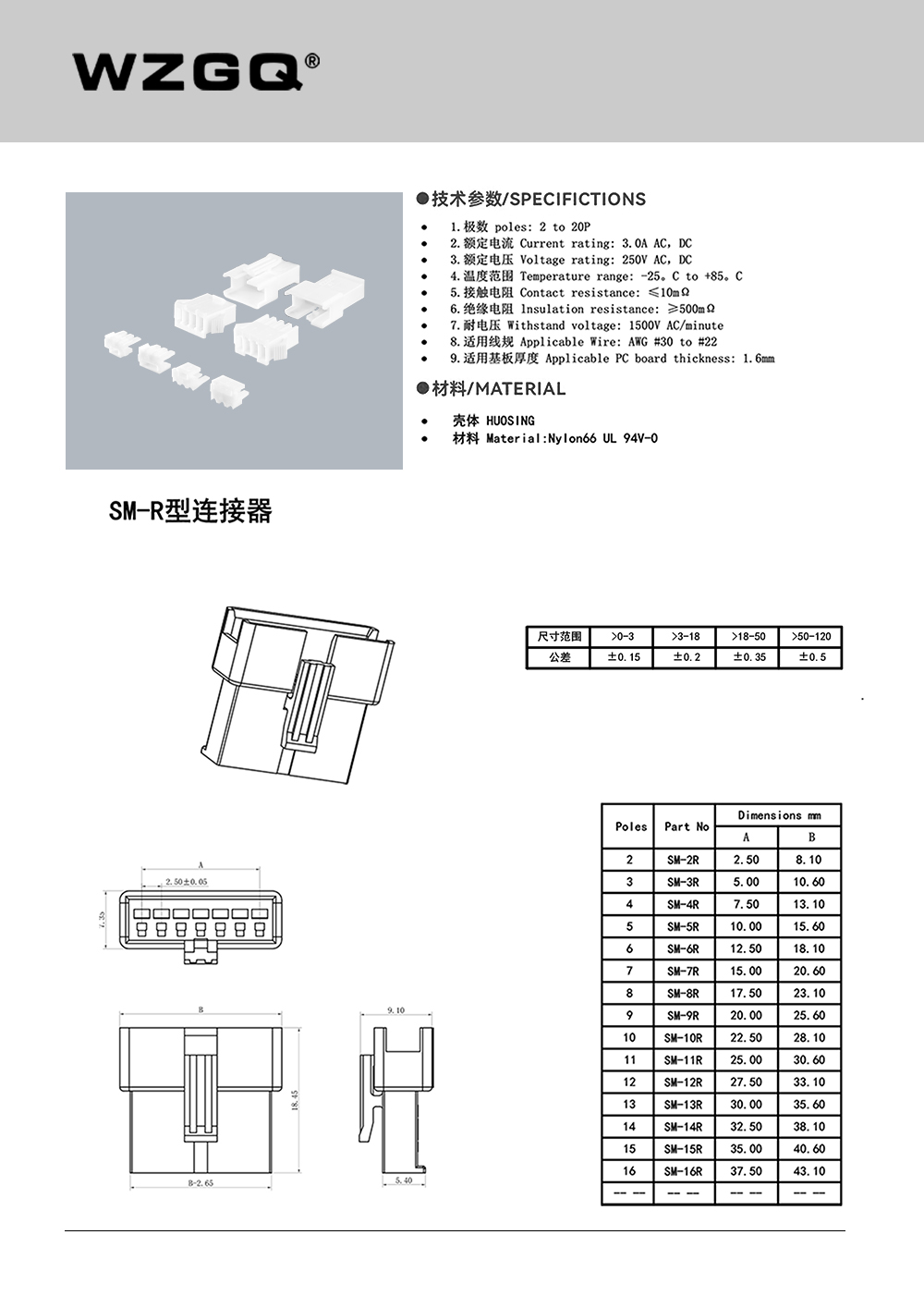 SM规格书